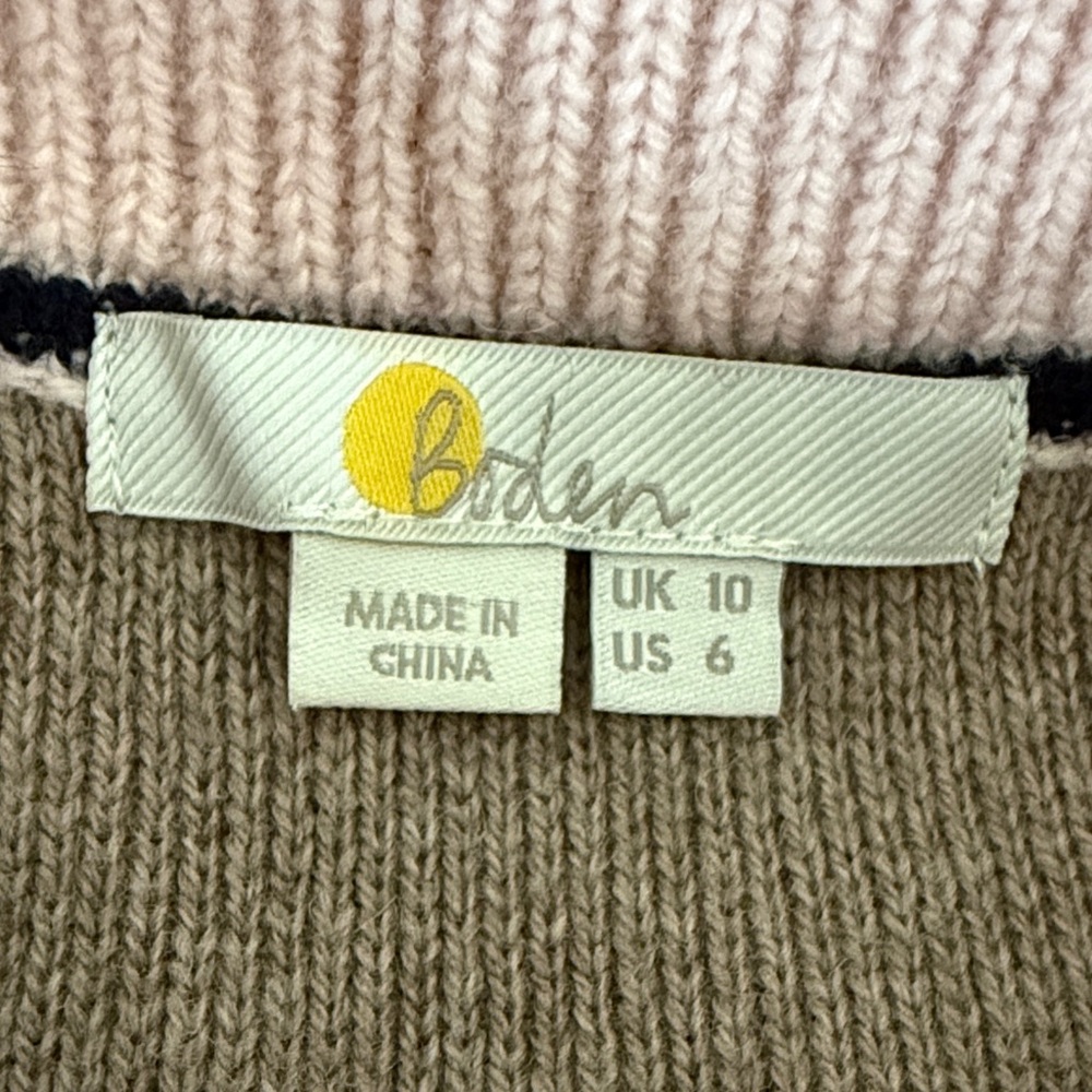 Boden Beige and Pink Knit Sweater - Picture 2 of 4
